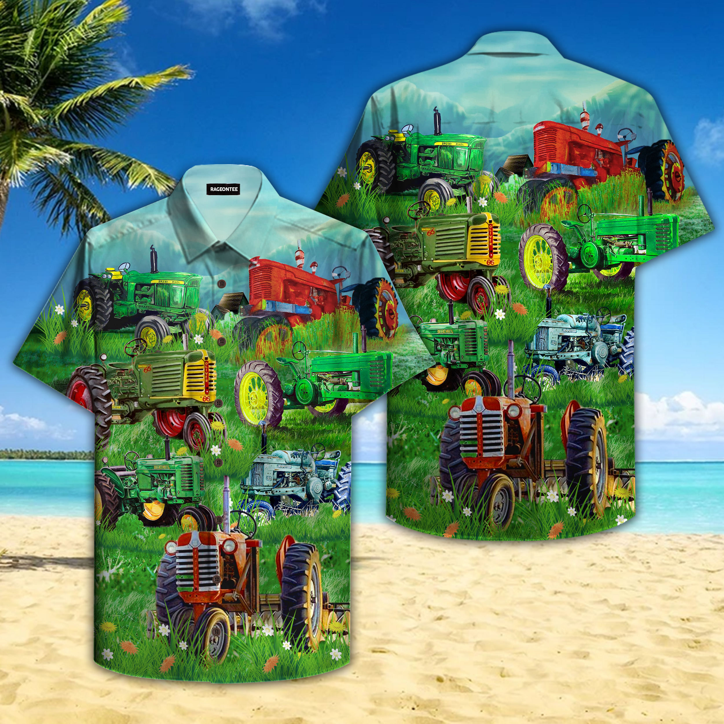 Old Tractor Hawaii Shirt For Men Women Ha3570