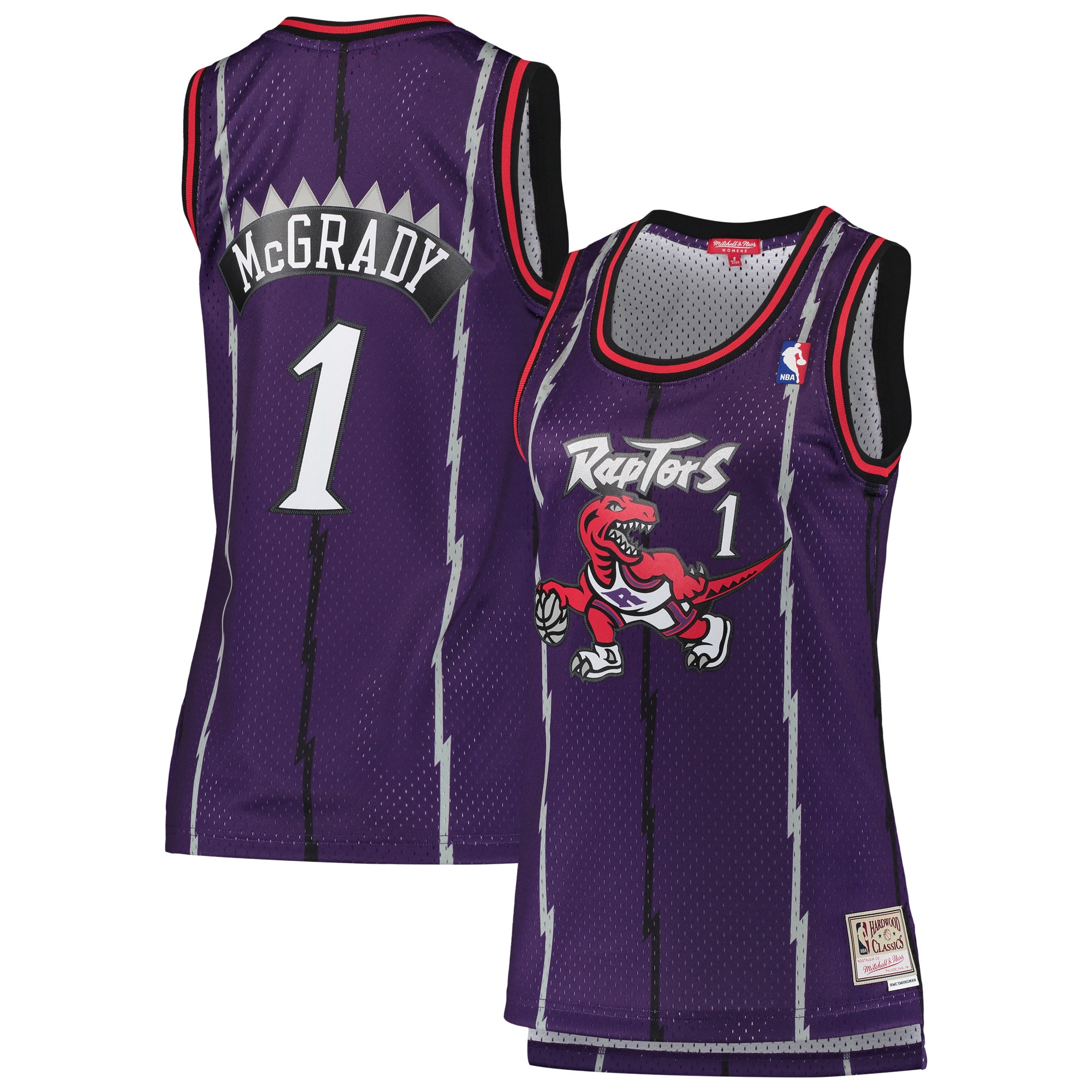 Tracy McGrady Toronto Raptors Mitchell & Ness Women's 1998/99 Hardwood Classics Swingman Jersey – Purple