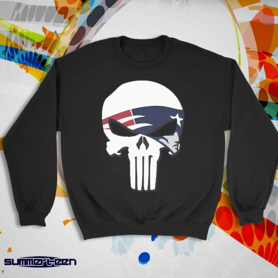 New England Patriots Punisher Women’S Sweatshirt