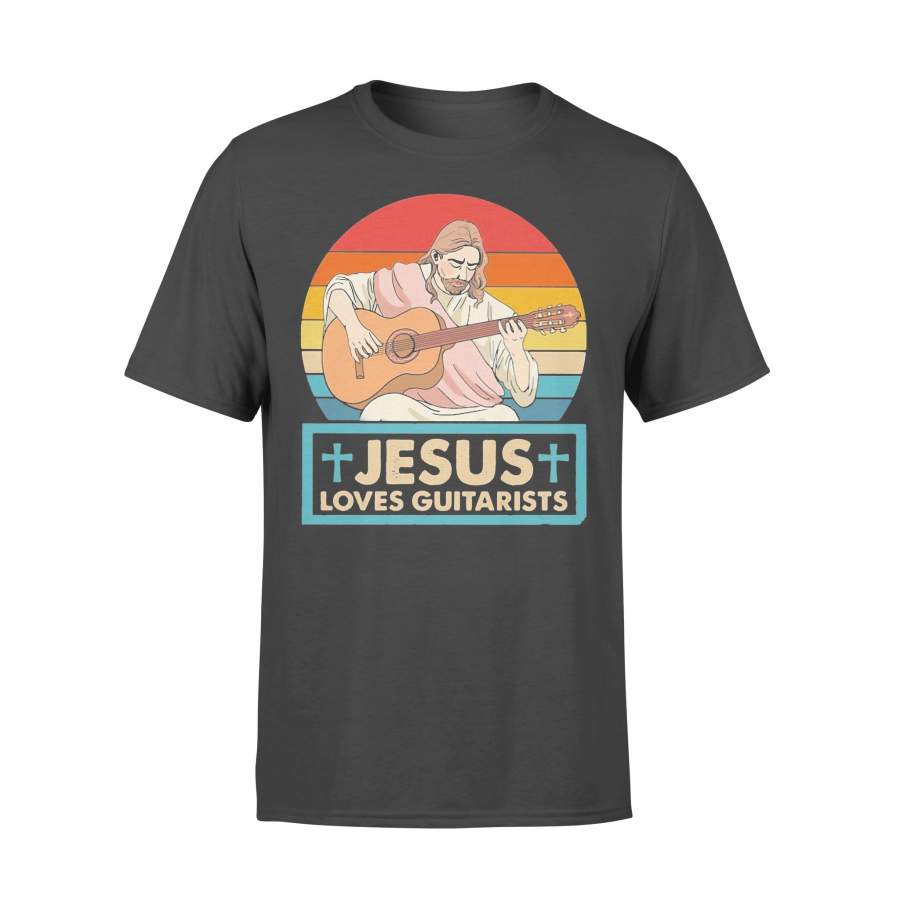 Jesus Loves Guitarist Vintage T-shirt