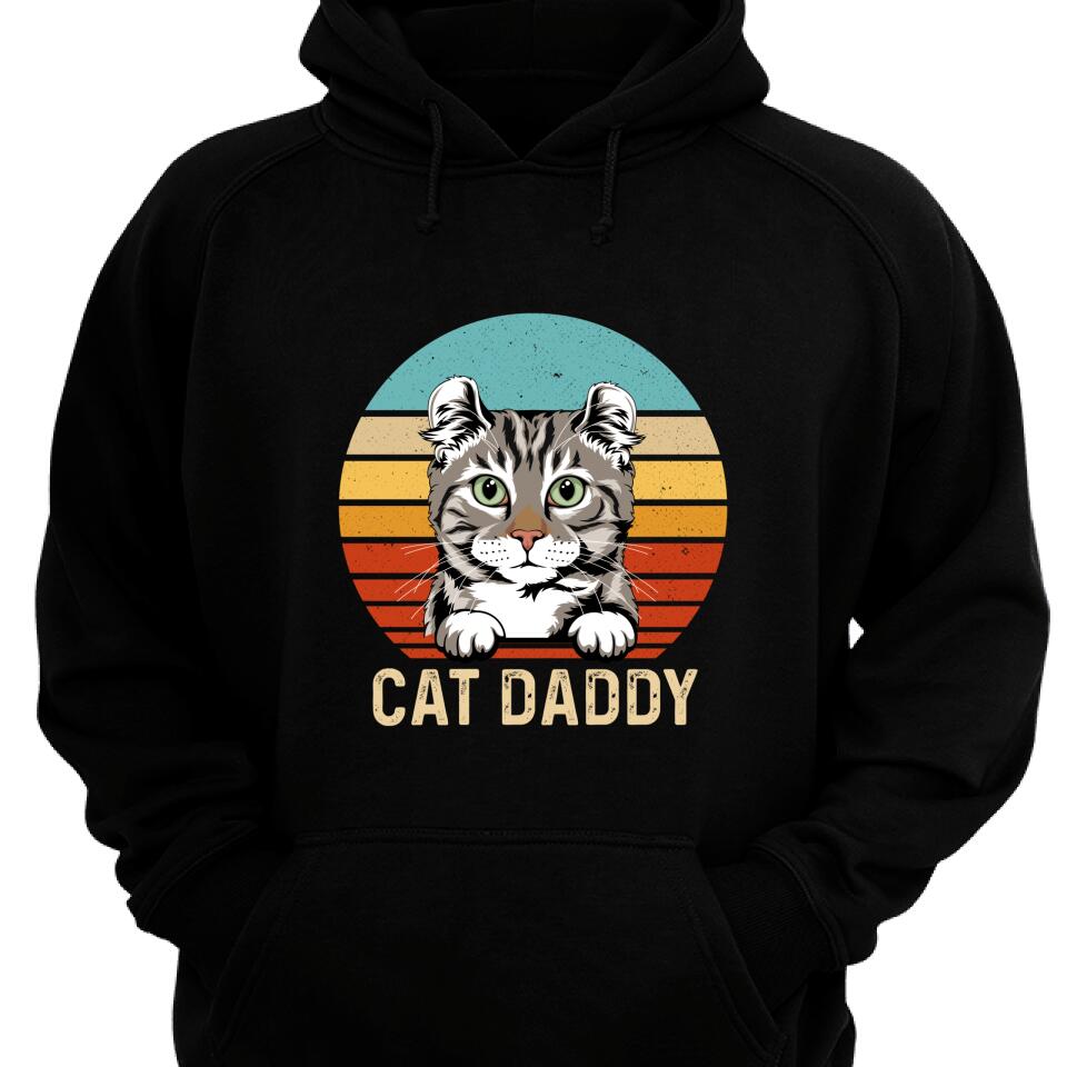 Cat Daddy Hoodie, Personalized Gift For Dad, Cat Lover – Trending Personalized