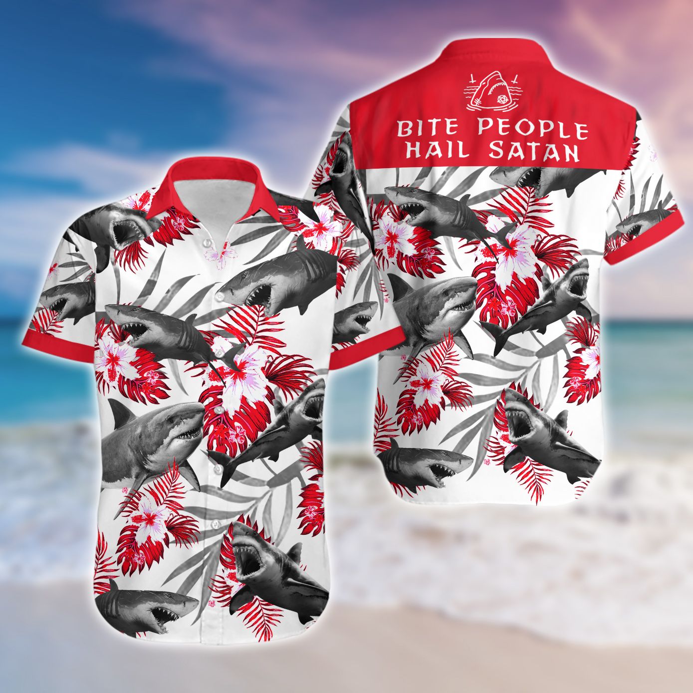 Shark Hawaiian Shirt Ha100112