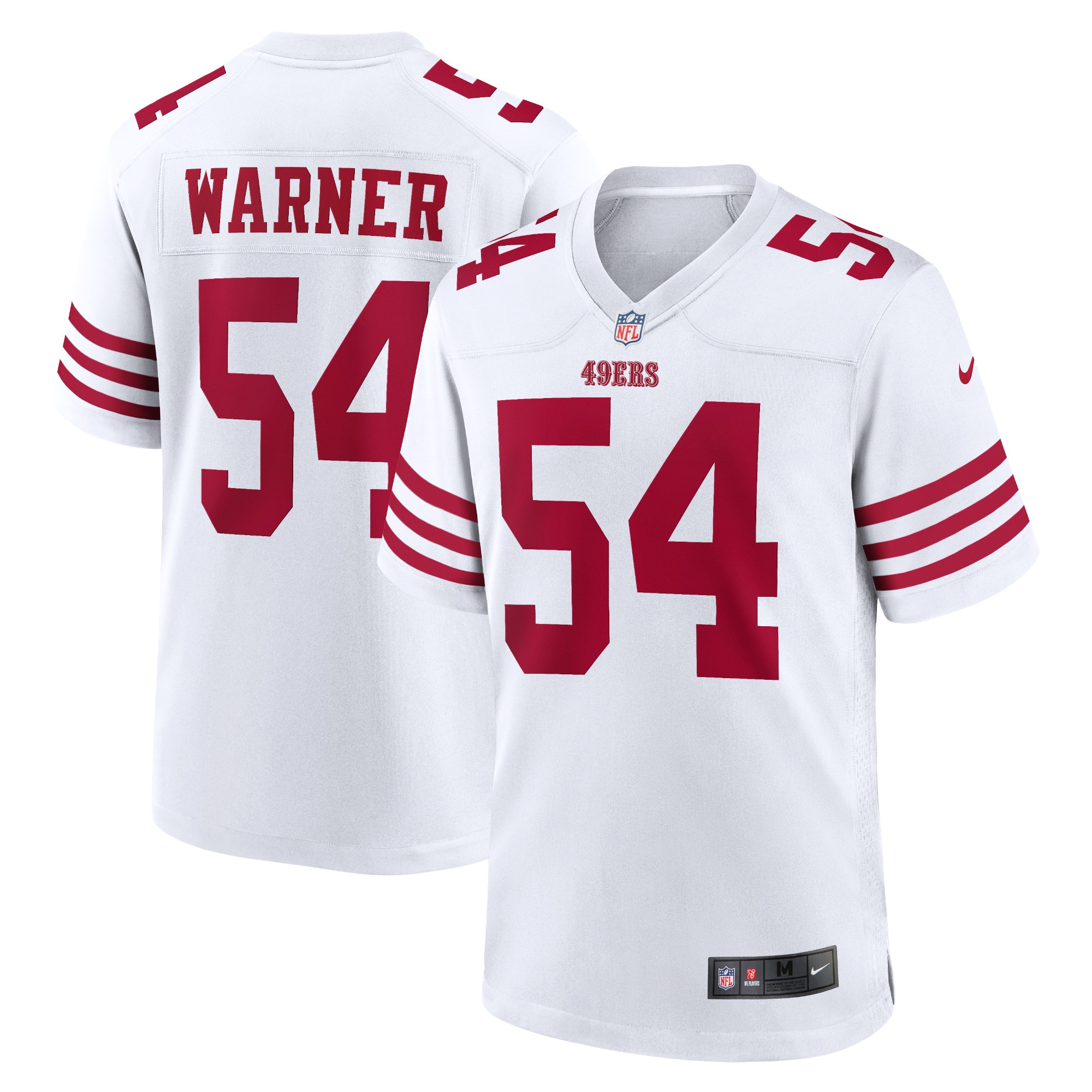 Fred Warner San Francisco 49ers Player Game Jersey – White