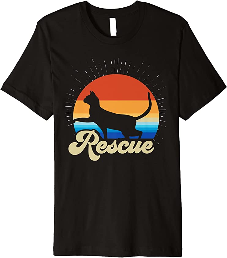 Sunset | Cat Owner | Kitten | Cat Adoption | Recue Cat Premium T-Shirt