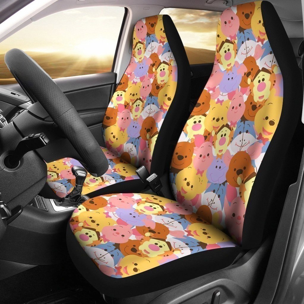 Friends Winnie The Pooh Car Seat Covers Fan Gift Idea HH11