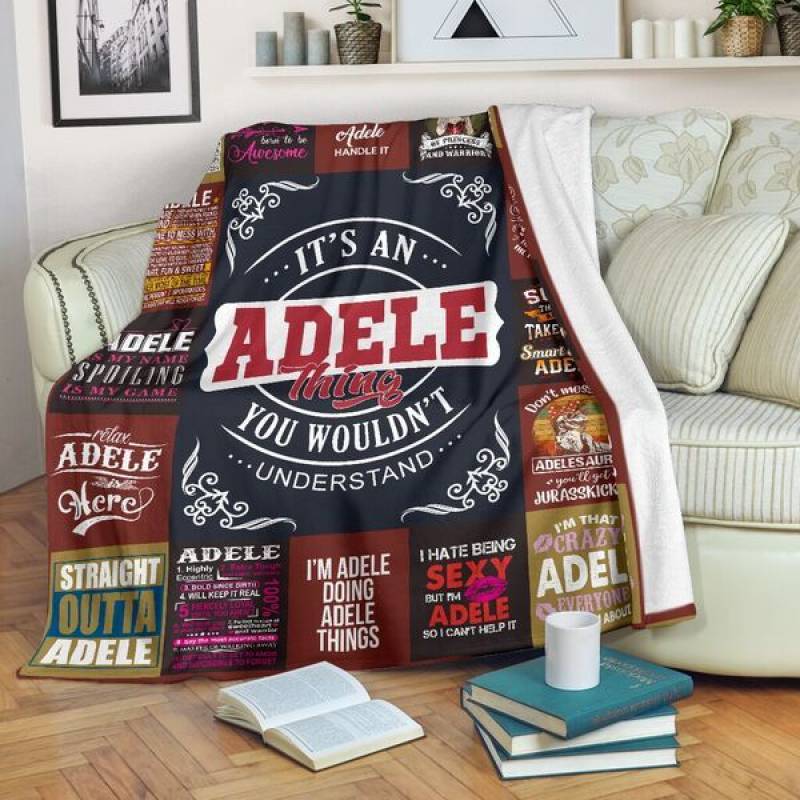 Adele Premium Personalized JQQ35 Fleece Blanket