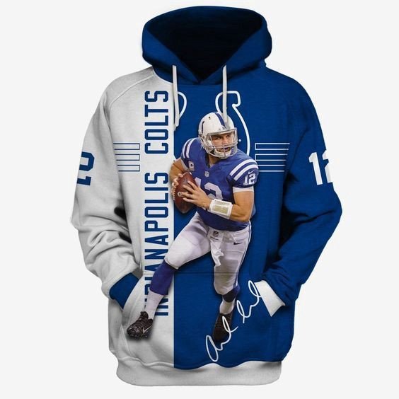 Indianapolis Colts Andrew Luck 94 Unisex 3D Hoodie Gift For Fans