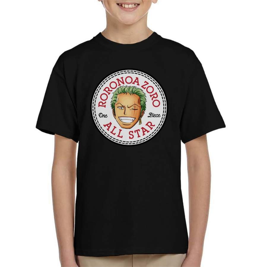 Roronoa Zoro One Piece Converse All Star Kid’s T-shirt