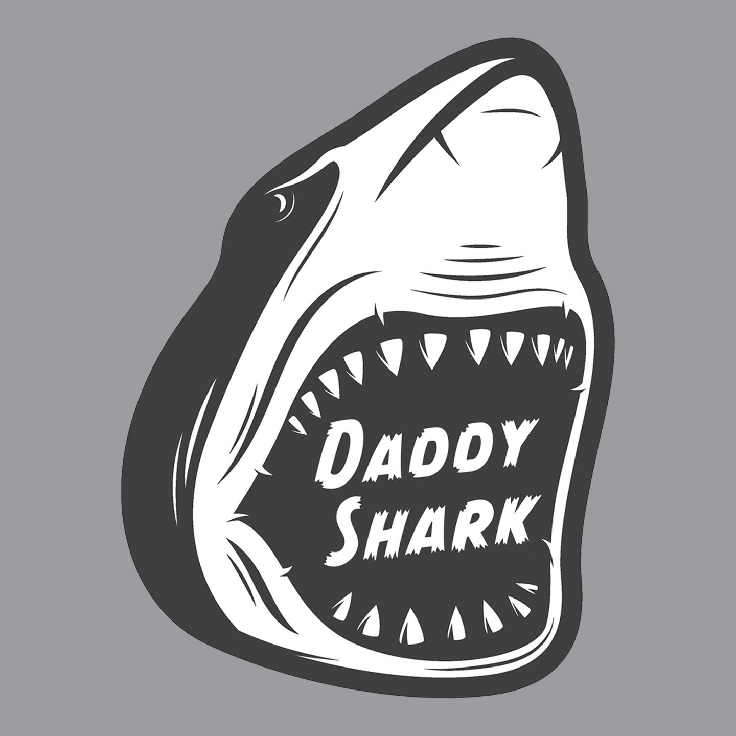 Daddy Shark – Adult Unisex Full-Zip Hoodie Sweatshirt