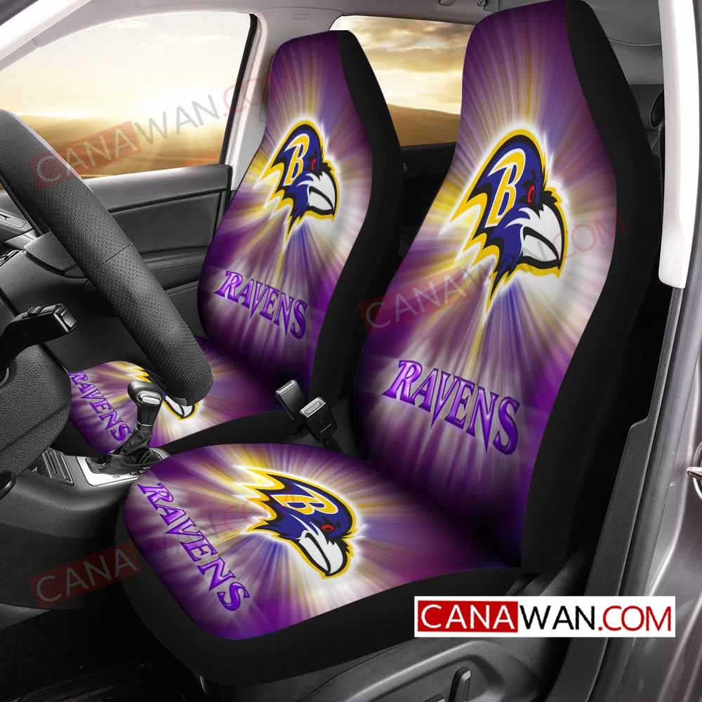 Baltimore Ravens Style066 3D Customized Personalized Car Seat Cover