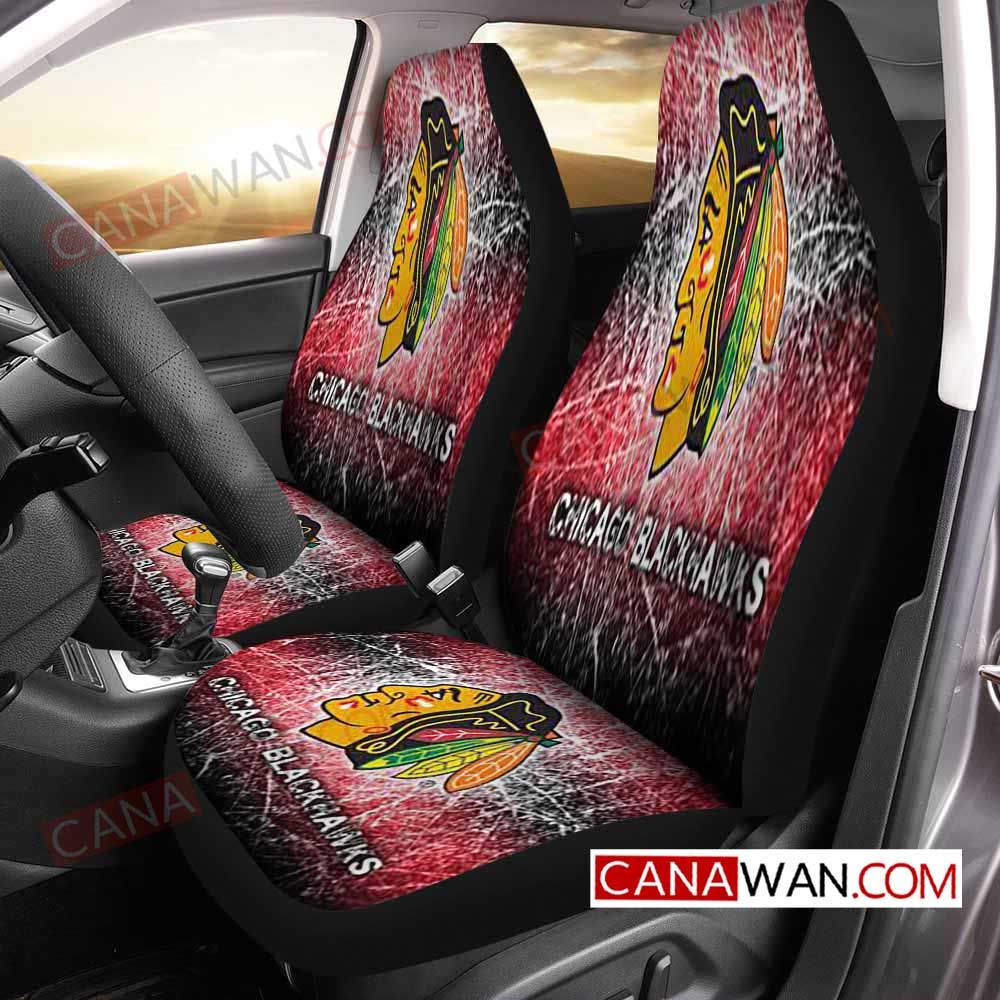 Chicago Blackhawks Style090 3D Customized Personalized Car Seat Cover