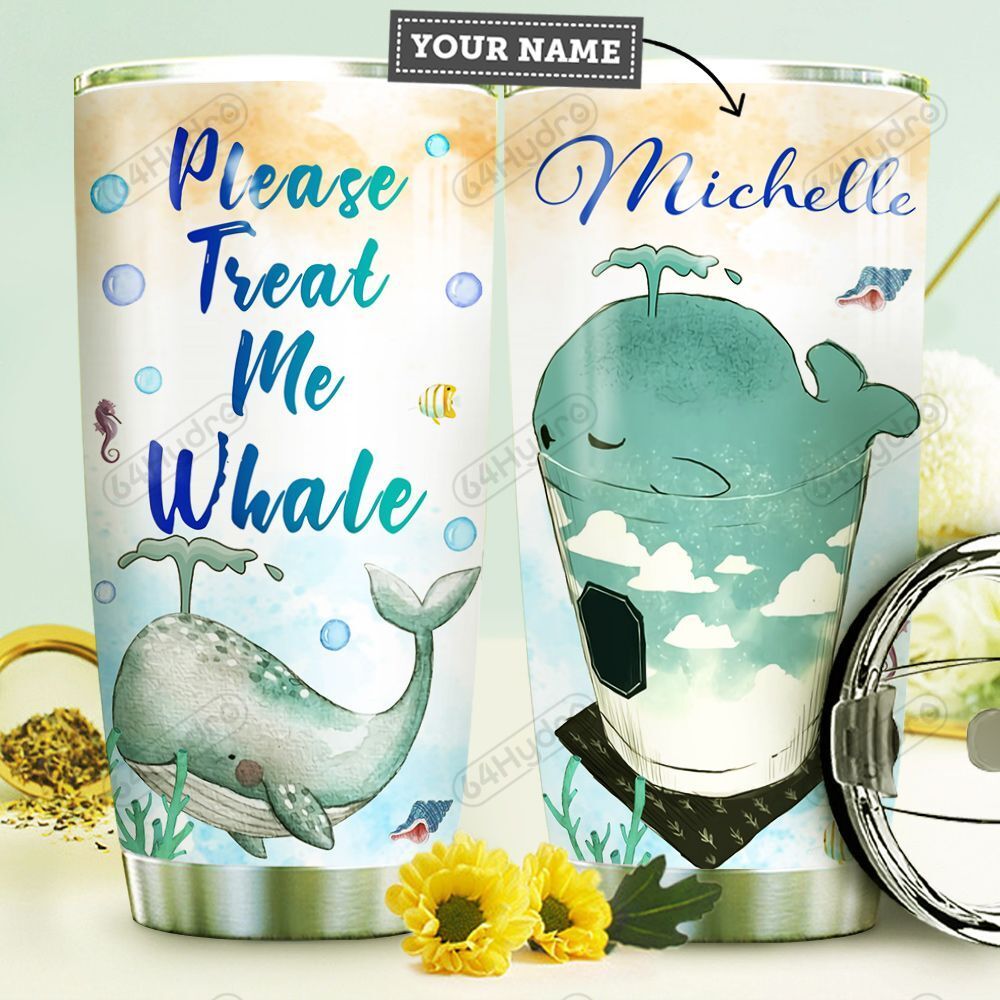 Whale Personalized Hhe0110017 Stainless Steel Tumbler