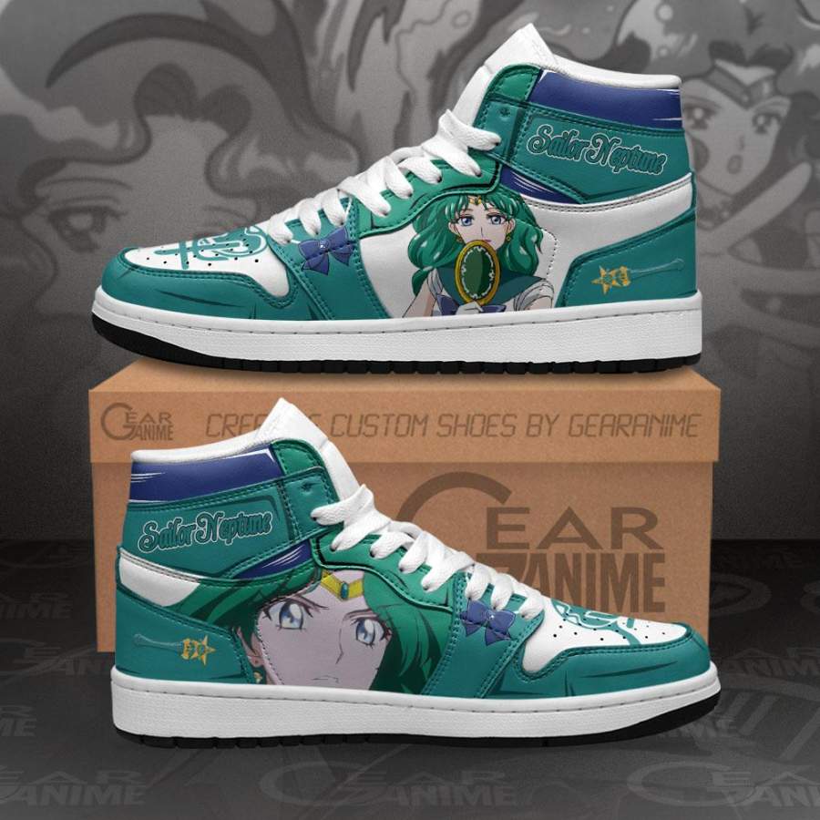 Sailor Neptune Jordan Sneakers Sailor Moon Anime Shoes MN11