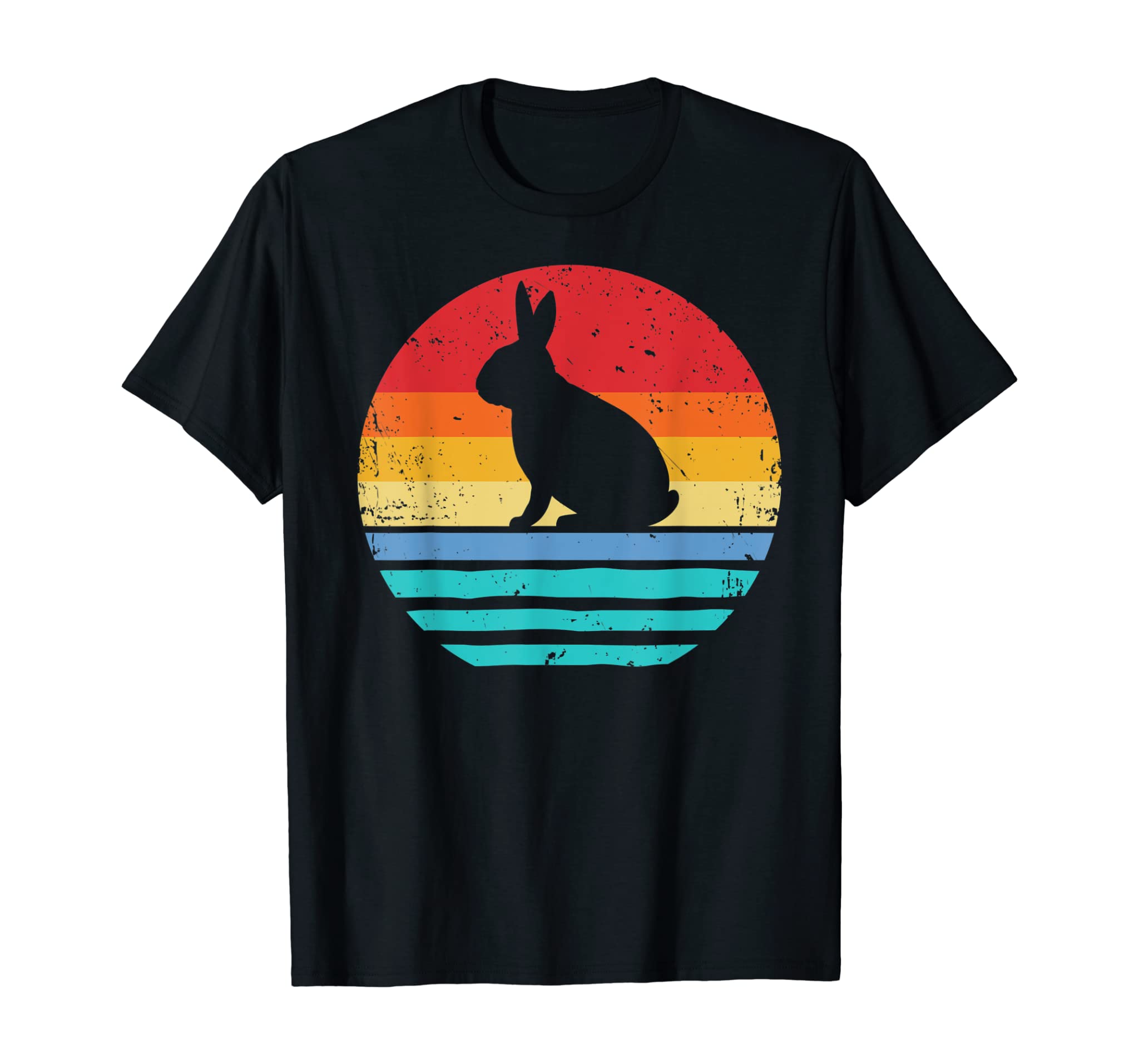 Rabbit Lover Gift Women Men Kids Retro Vintage Bunny T-Shirt