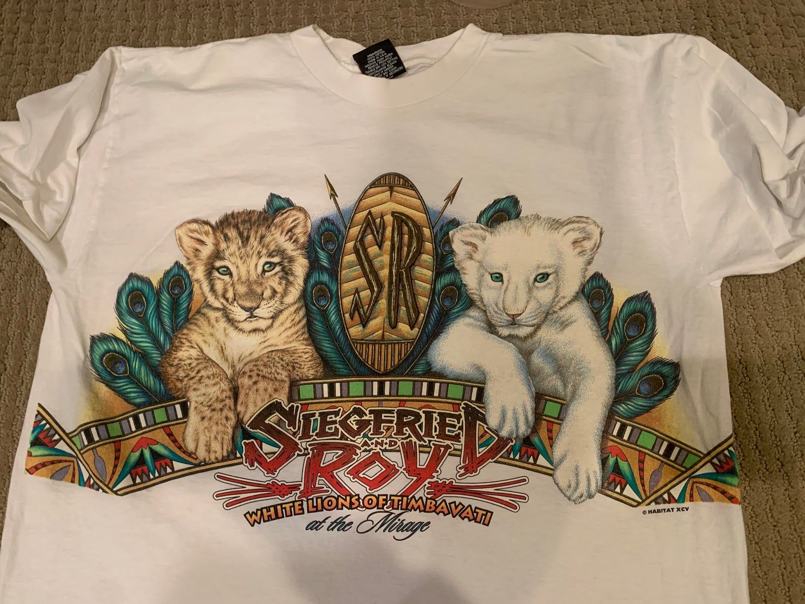 Vtg 90’s Siegfried And Roy Lions Of Timbavati At The Mirage T-Shirt