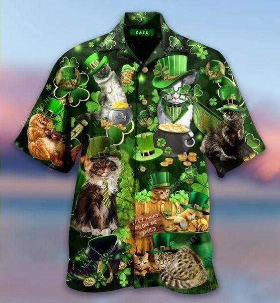 Check Out This Awesome Hawaii Aloha Shirts Cat In St Patricks Day Ha51937