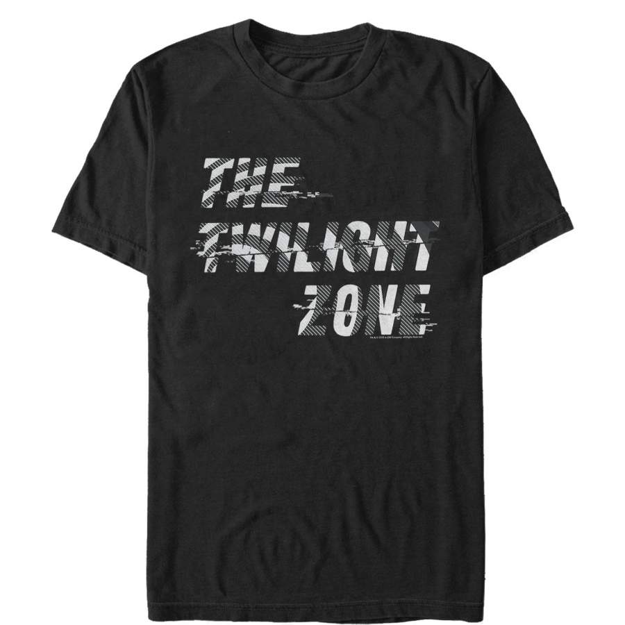 The Twilight Zone Men’s Glitchy Logo T-Shirt