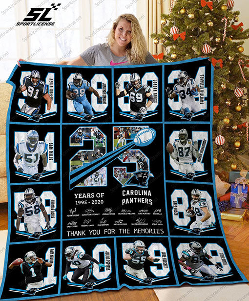 Carolina Panthers Quilt Blanket Ver Christmas