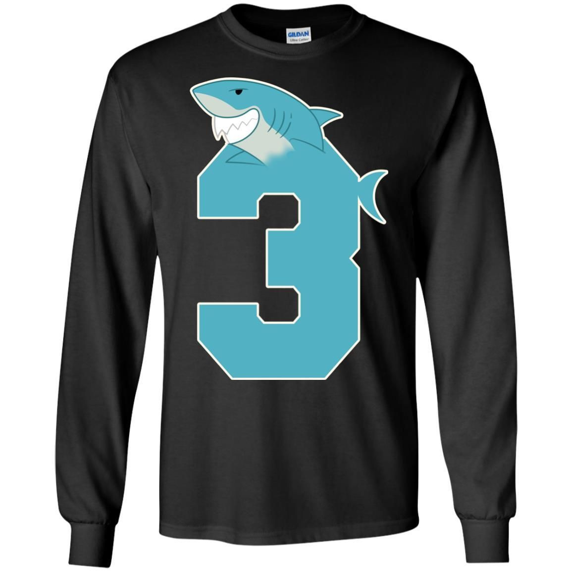 3Rd Birthday Shark Party Shirt