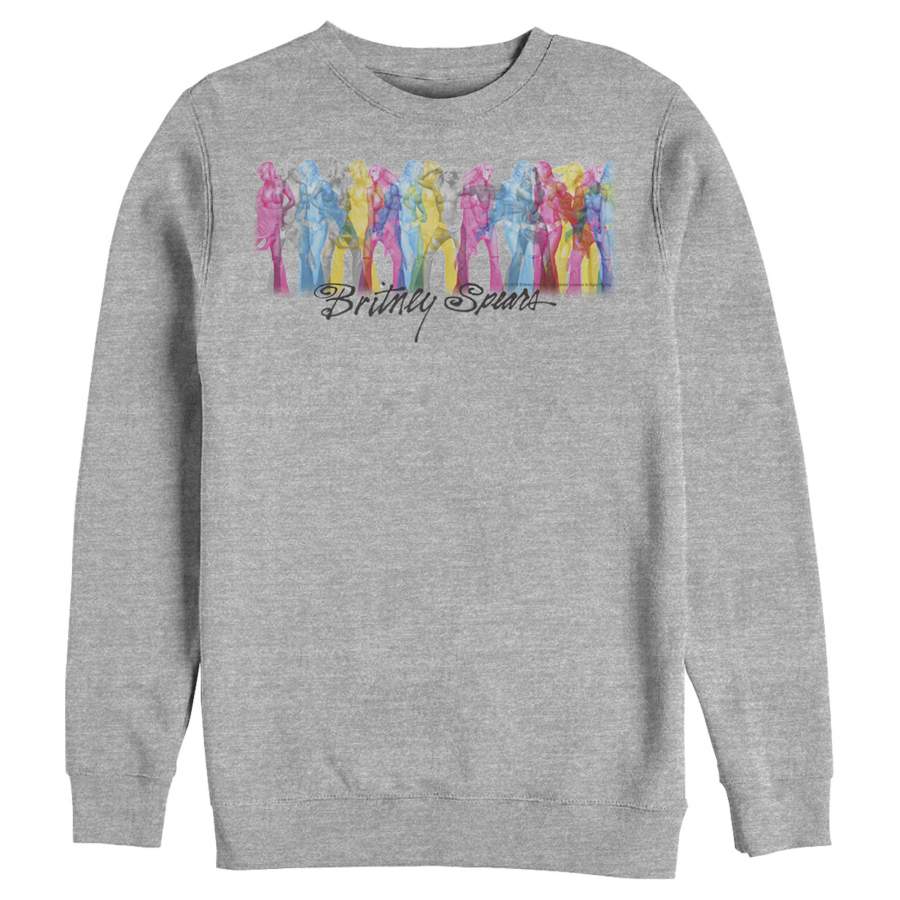 Britney Spears Men’s Rainbow on Stage  Sweatshirt