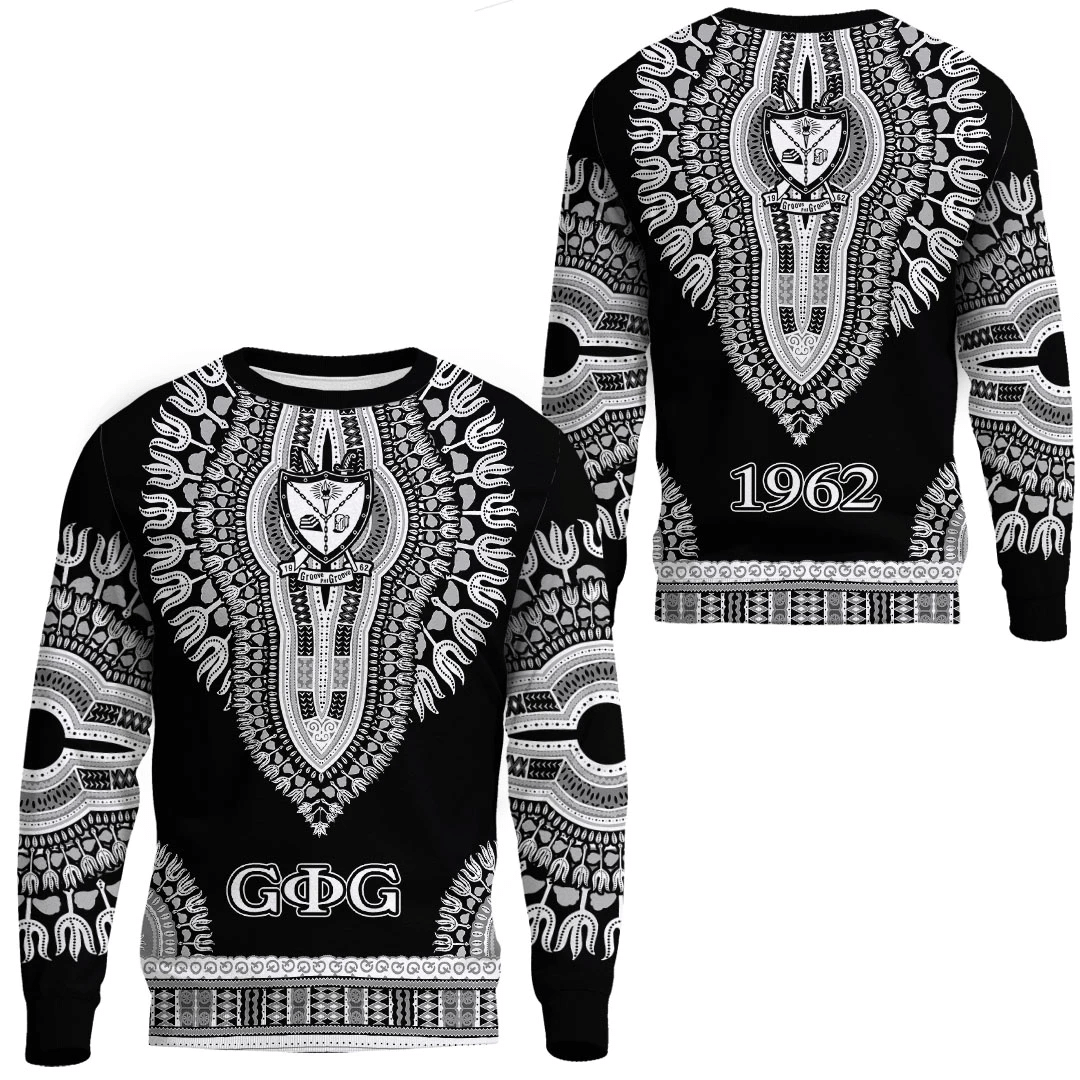 Forbescloth Sweatshirt – Groove Phi Groove Dashiki Sweatshirts A31