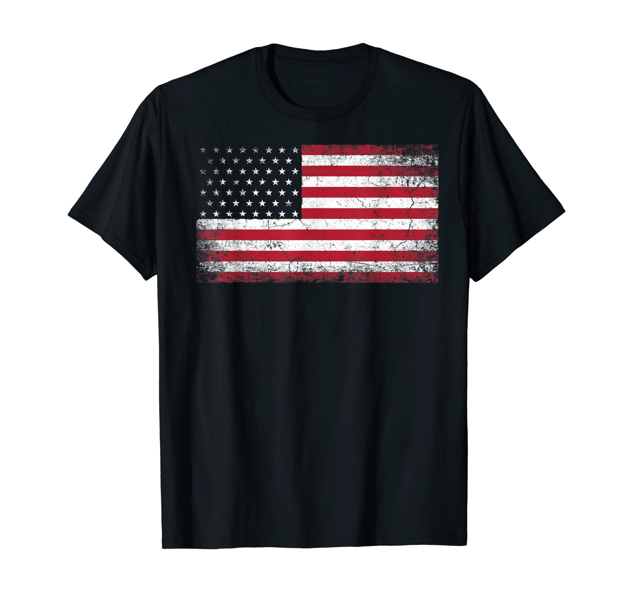 4th of July American Flag Vintage USA Men Women Patriotic T-Shirt