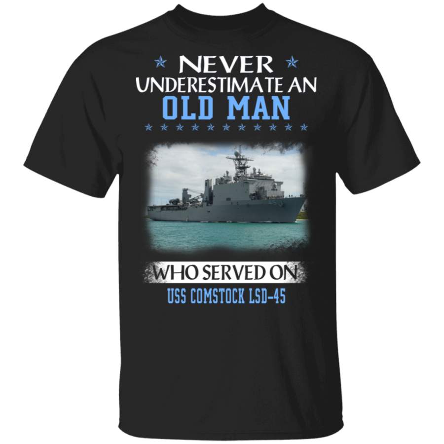 USS Comstock LSD-45 Veterans Day Christmas Gift T-Shirt