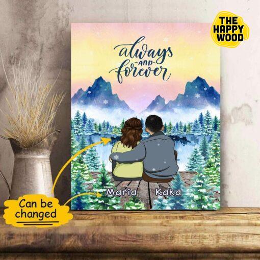 Always And Forever Maria And Kaka Custom Vertical Canvas Poster For Home Decoration