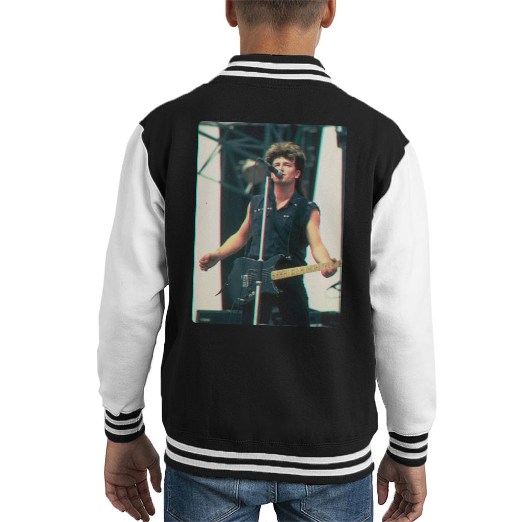 Tv Times Bono Of U2 Guitar 3D Effect Kid’S Varsity Jacket