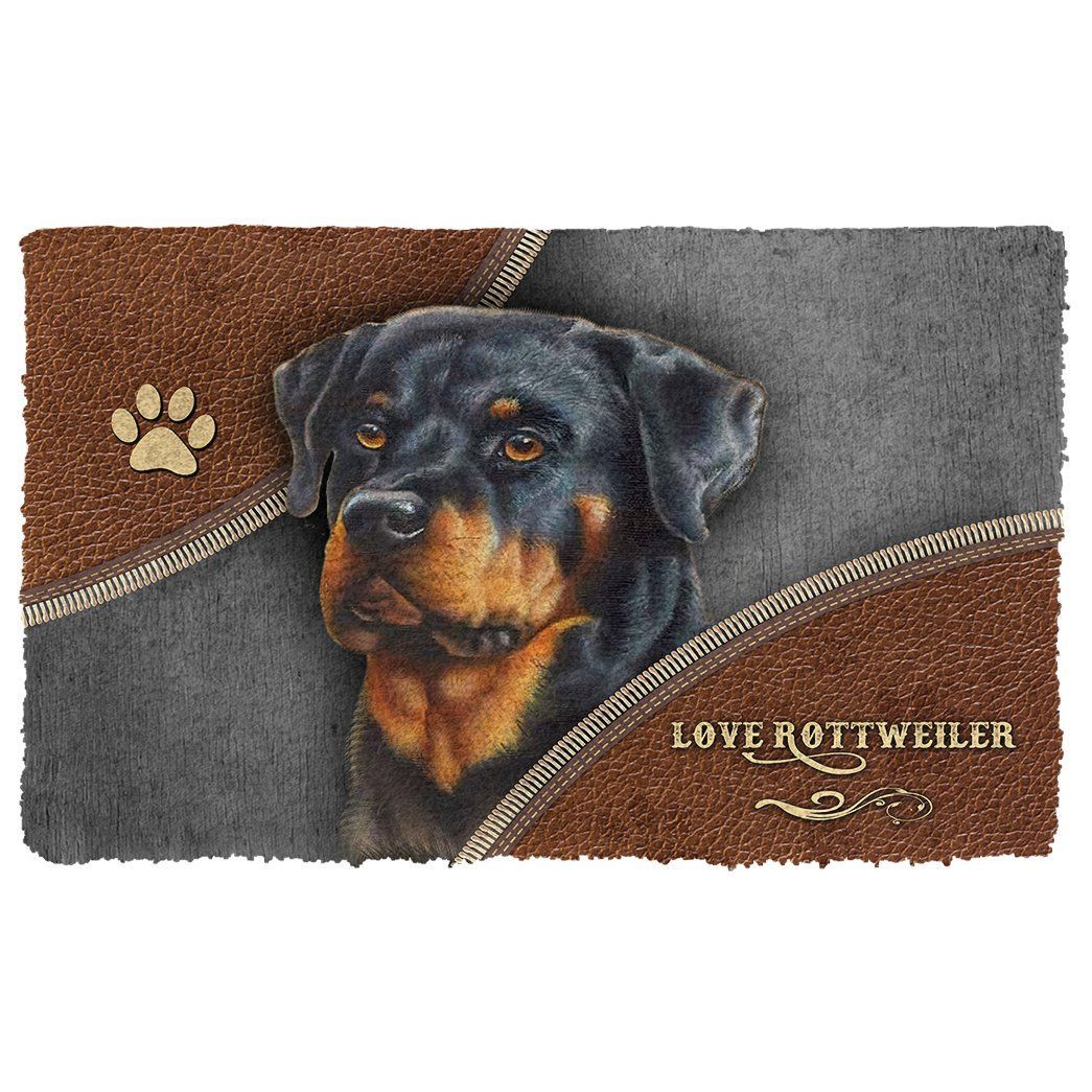 Gearhumans 3D Rottweiler Doormat