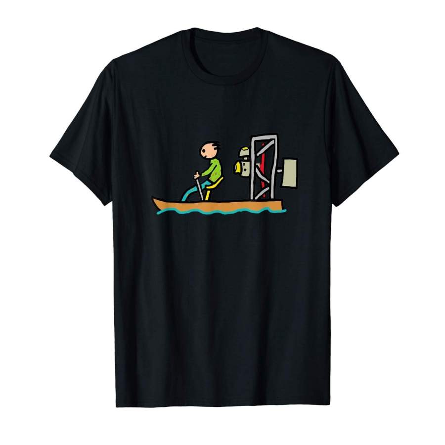 Swamp Boat T-Shirt Mens Sports T Shirt