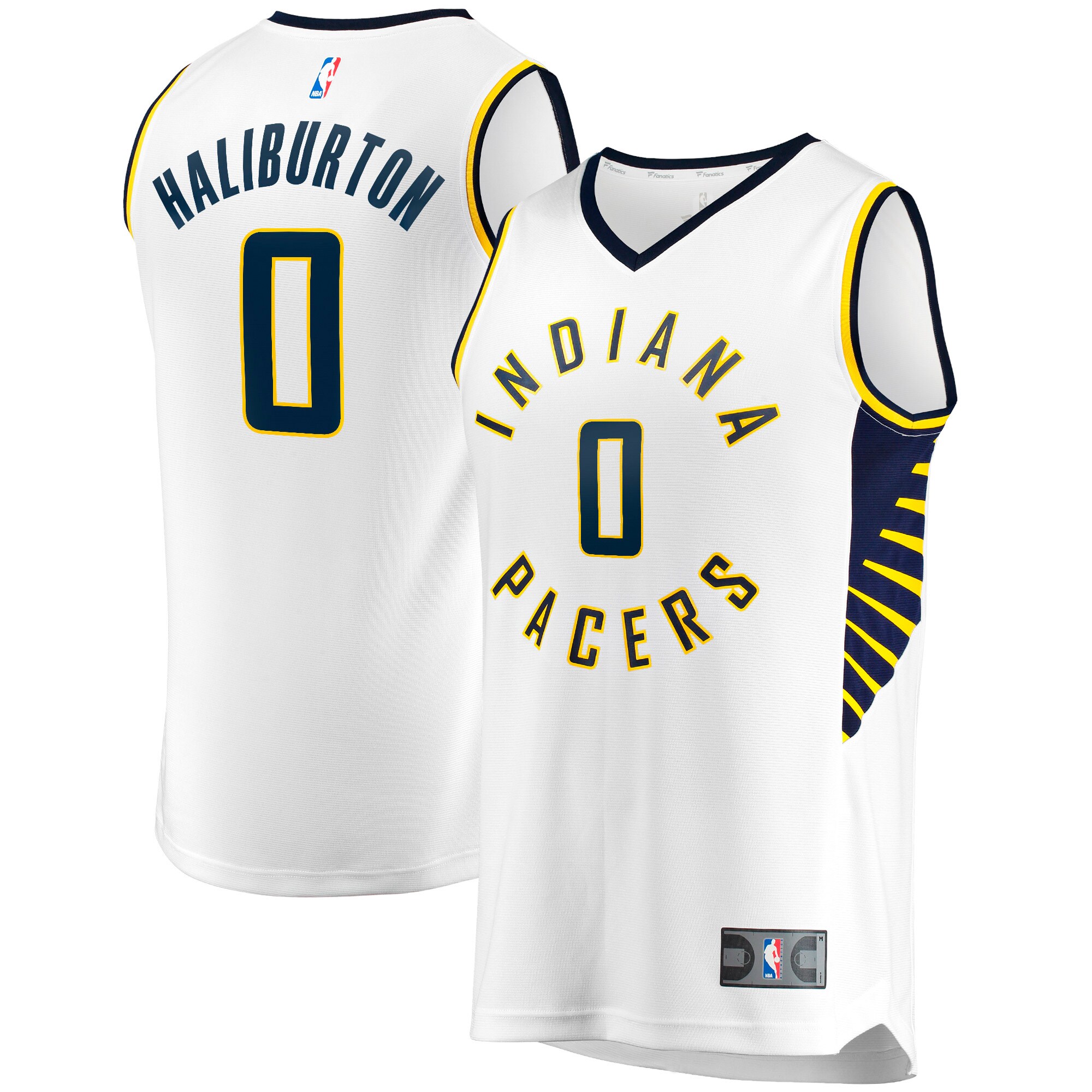 Tyrese Haliburton Indiana Pacers Branded Fast Break Replica Jersey – Association Edition – White