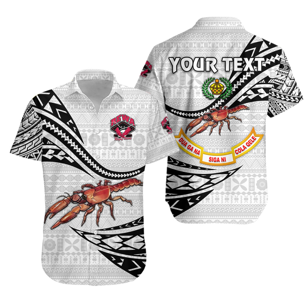 (Custom Personalised) Fiji Rewa Rugby Union Hawaiian Shirt Unique Version – White Lt8