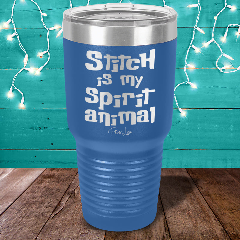 Stitch Is My Spirit Animal Laser Etched Tumbler