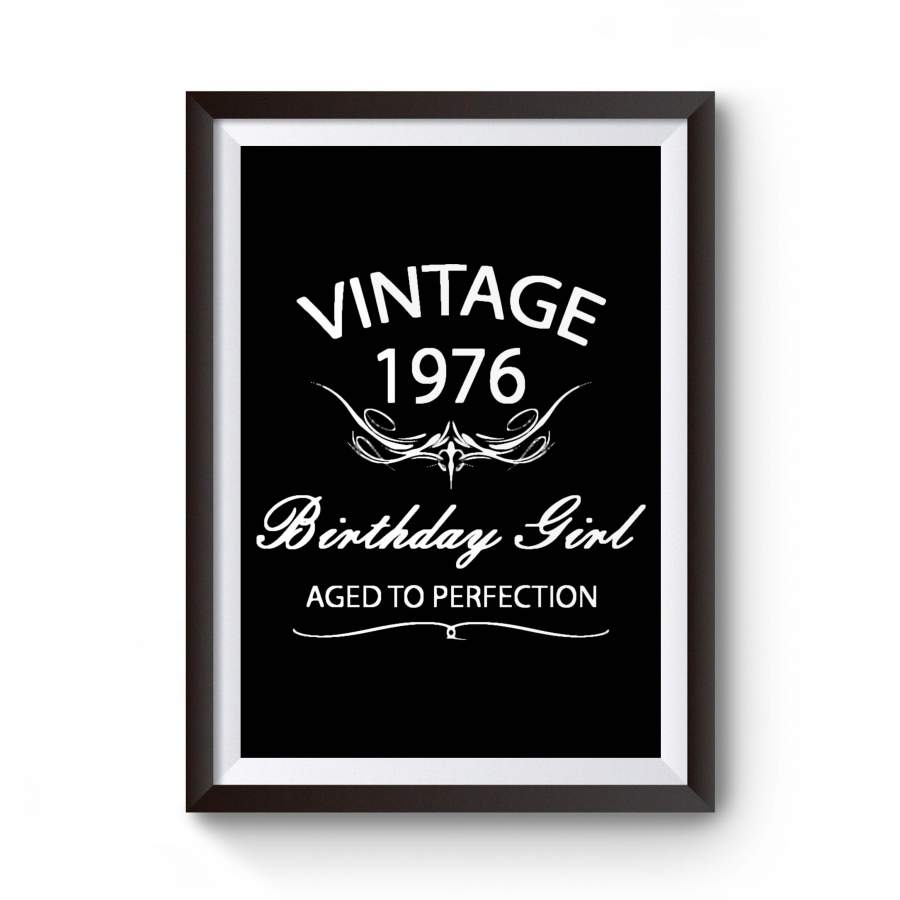 55th Birthday Original Vintage Aged To Perfection 1962 Gift Funny Poster