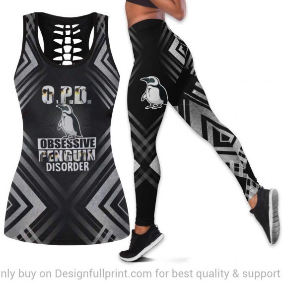 Opd Obsessive Penguin Disorder Tank Top And Leggings Set