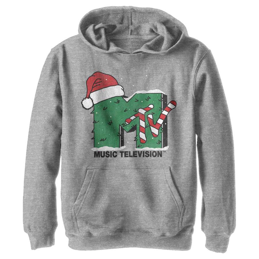 MTV Boy’s Christmas Monster Logo  Lightweight Hoodie