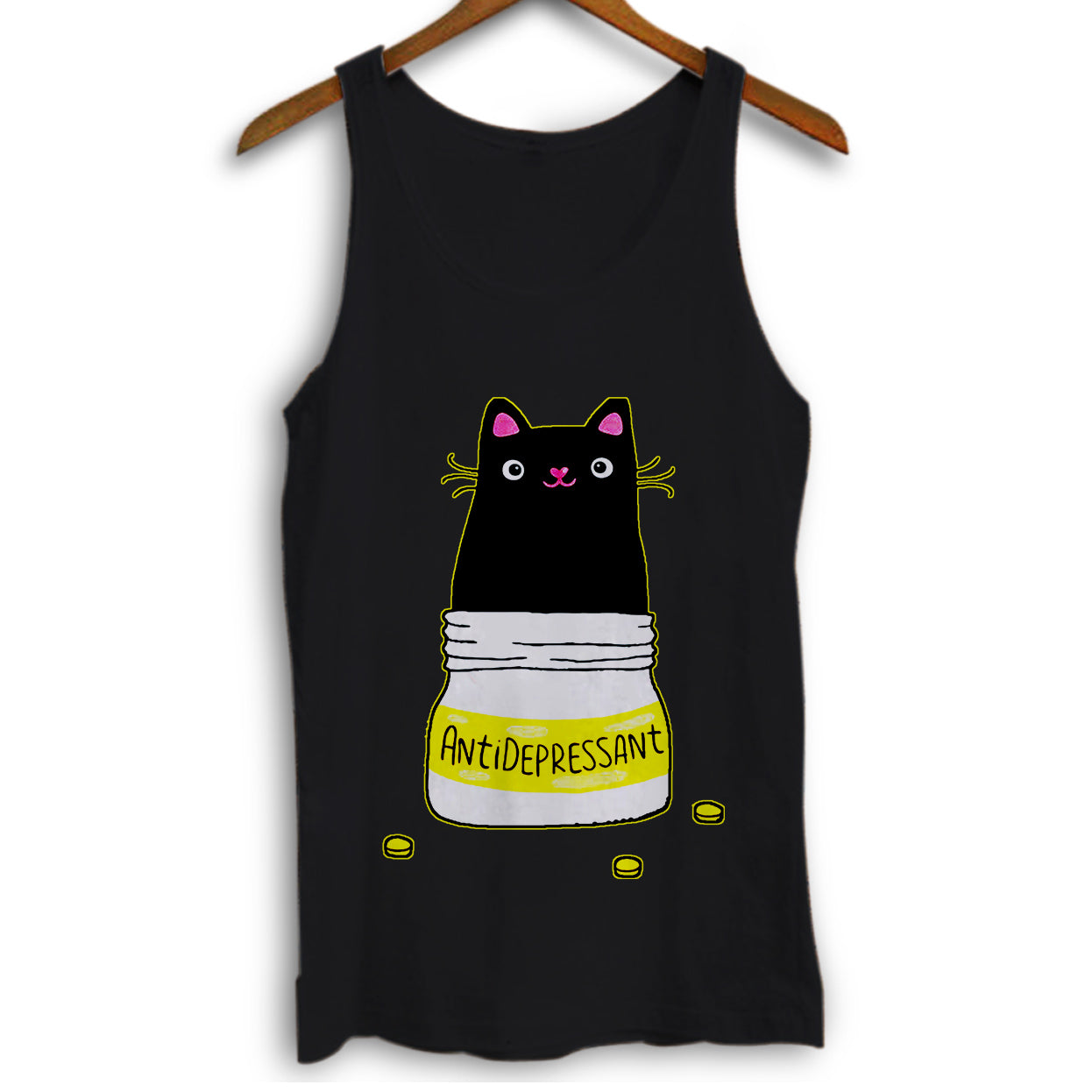 Cute Cat Kitten Antidepressant Tanktop Women