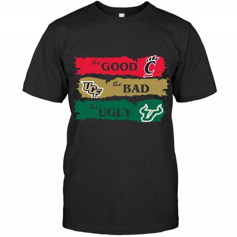 Cincinnati Bearcats The Good The Bad The Ugly Fan T Shirt