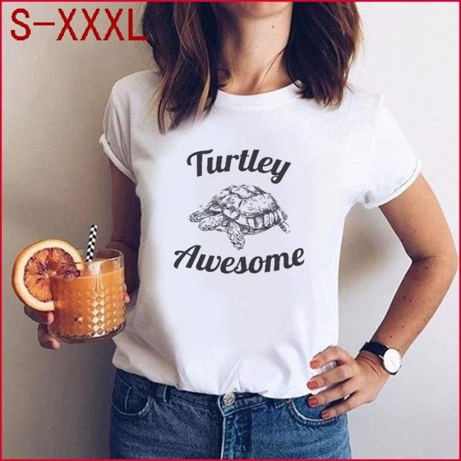 Women Funny Gifts Animal Shirt Lady Gifts Turtle T Shirt