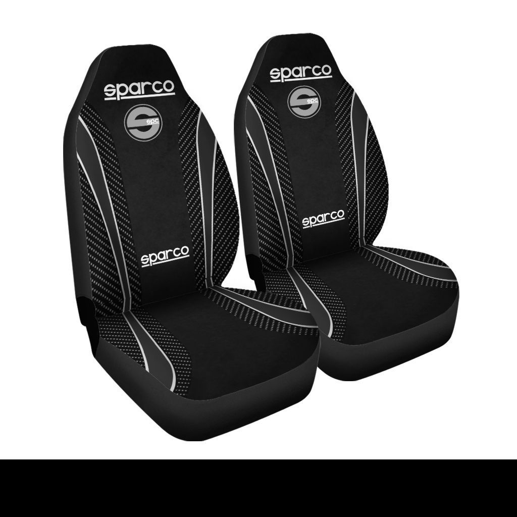 Sparco Car Seat Cover (Set Of 2) Ver1 (Black) – Floristtetee