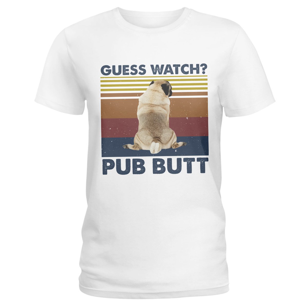 Pug Lovers Shirt 03 Ez01 1009 Ladies T-Shirt