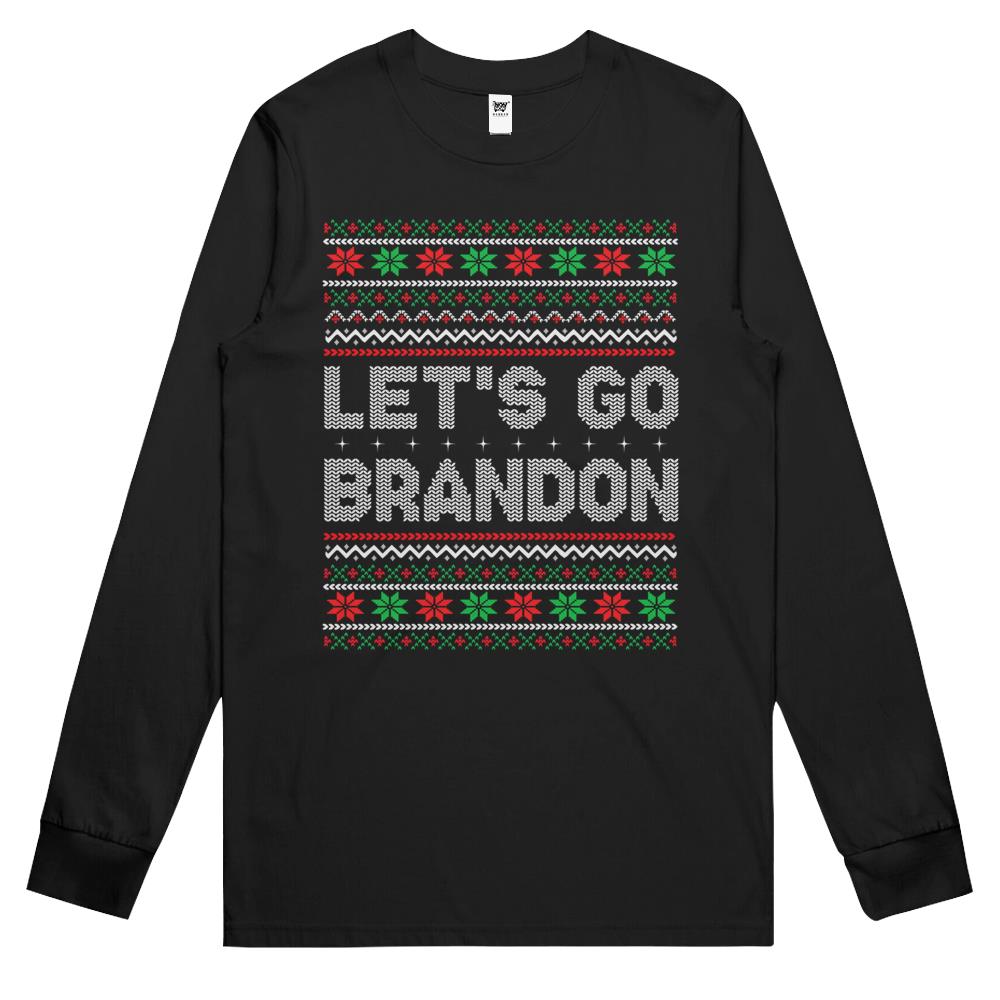 Let’S Go Brandon Impeach 46 Chant Christmas Long Sleeve T Shirts