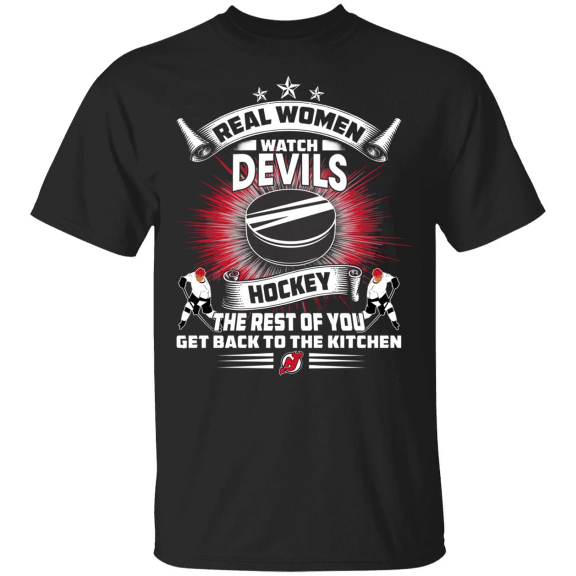 Real Women Watch New Jersey Devils Gift T Shirt