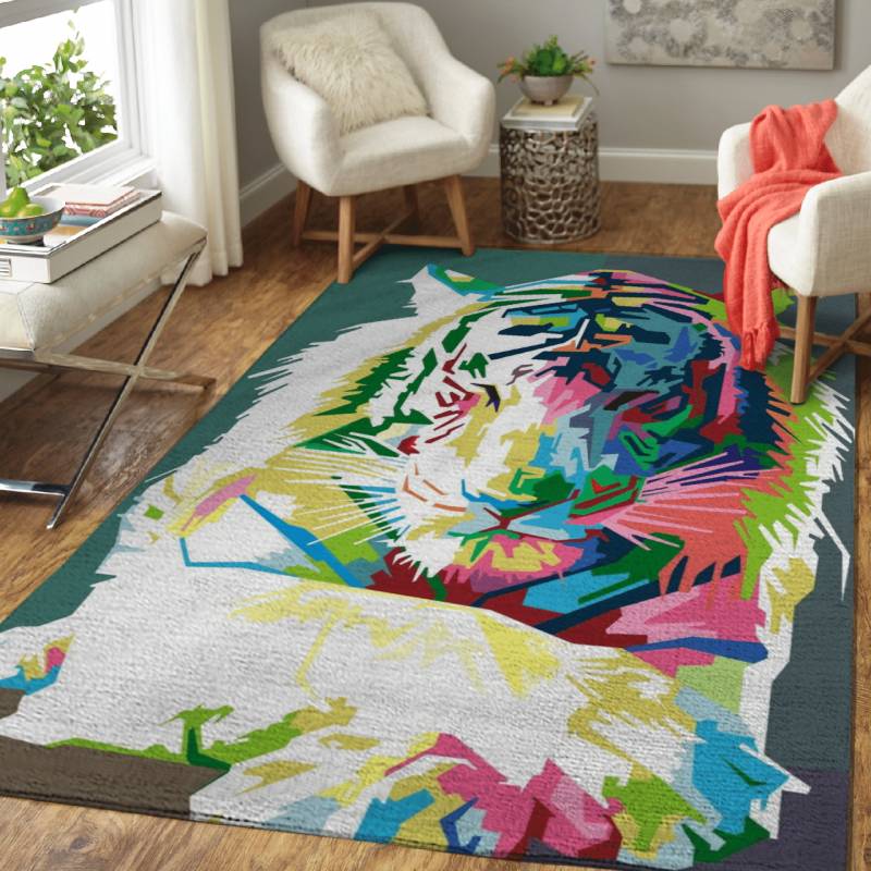 tiger smile – Animals Area Rug Carpet