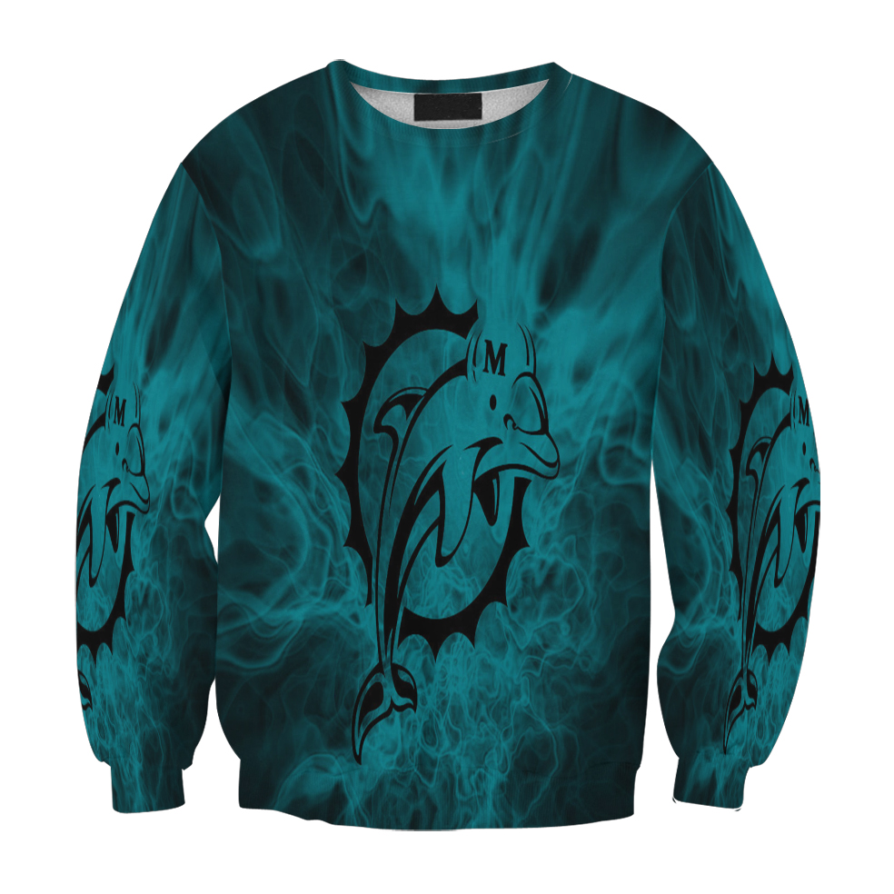 Miami Dolphins Logo 4 Gift For Fan 3D Full Printing Sweatshirt