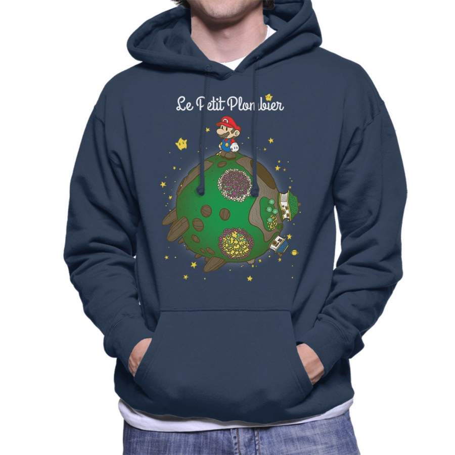 Super Mario The Little Prince Le Petit Plombier Men’s Hooded Sweatshirt