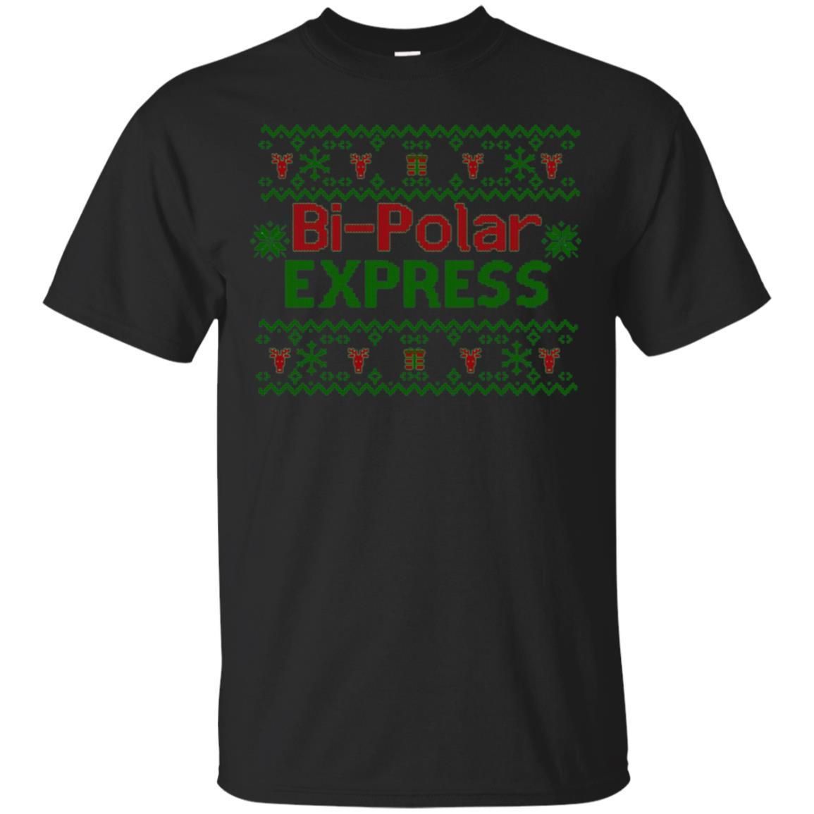 Bi-Polar Express Funny Moody Ugly Christmas Sweater Shirt