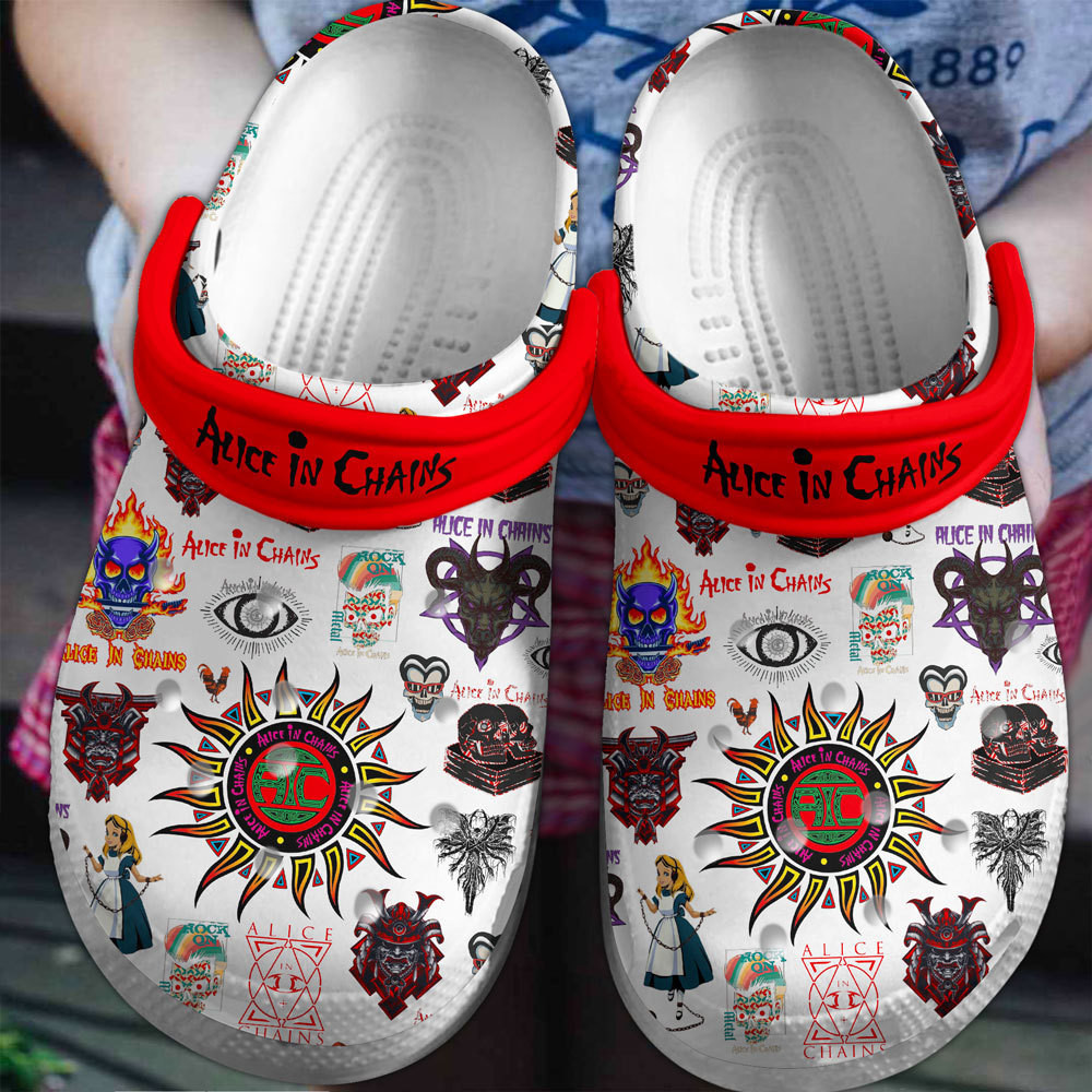Alice In Chains Crocss Clogs For Men Women And Kid Y1Fekvf1