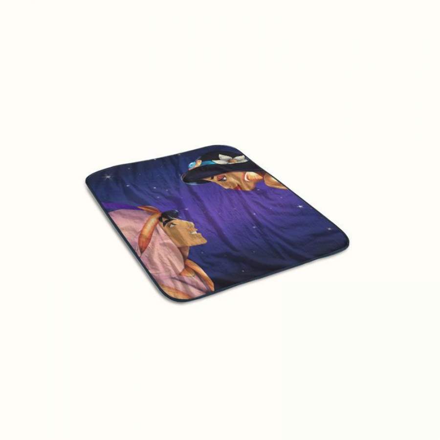 Aladdin and Jasmine A Whole New World Fleece Blanket